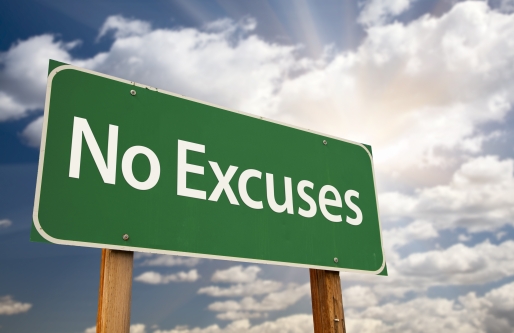 no excuses sign web cropped
